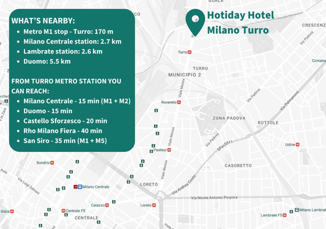 Hotiday Hotel Milano Turro Dış mekan fotoğraf